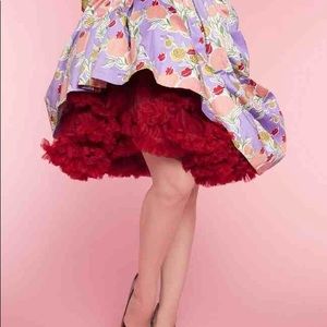 PINUP GIRL CLOTHING/ RED PETTICOAT XL-3XL